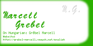 marcell grebel business card